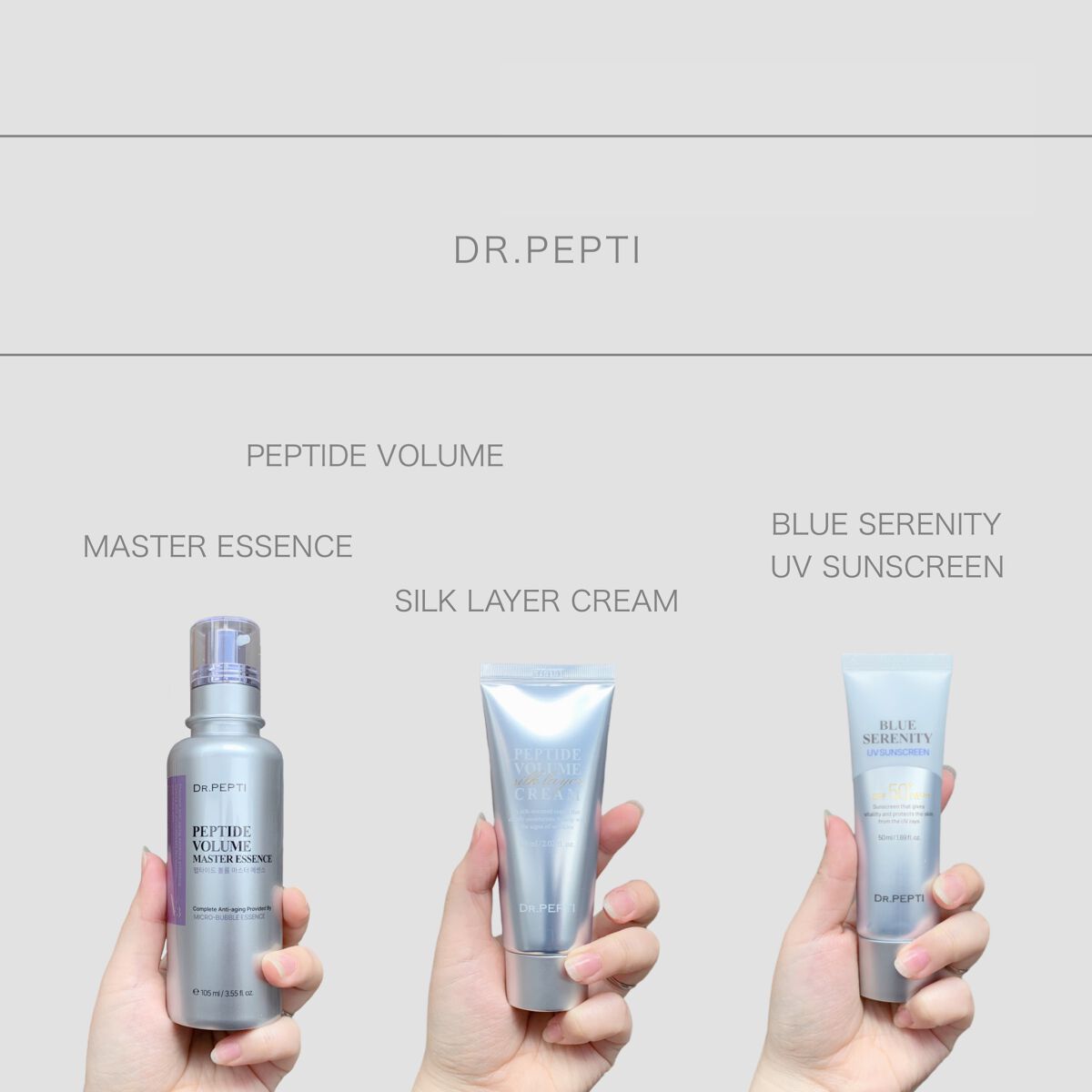 ブルーセレニティーUVサンスクリーン/DR.PEPTI/日焼け止めクリームを使ったクチコミ（1枚目）