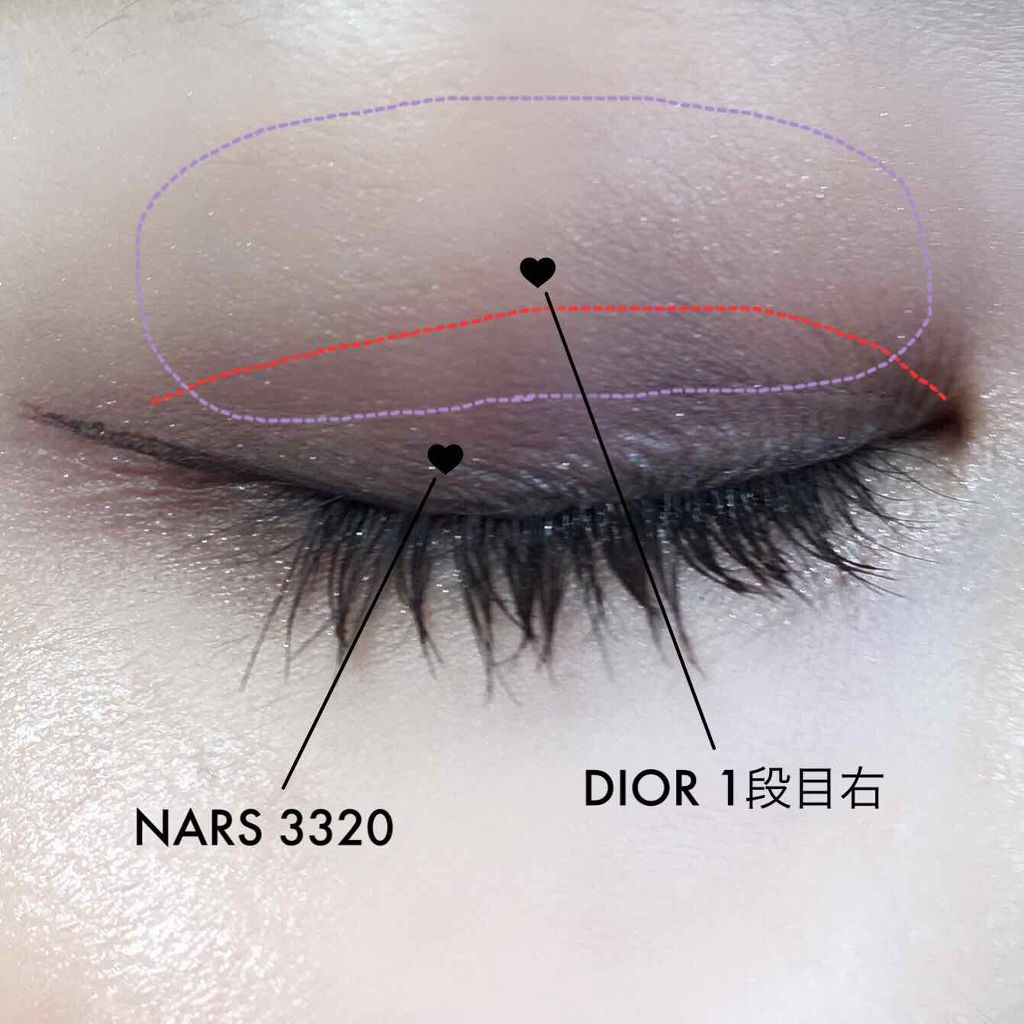 シングルアイシャドー/NARS/単色アイシャドウを使ったクチコミ（3枚目）