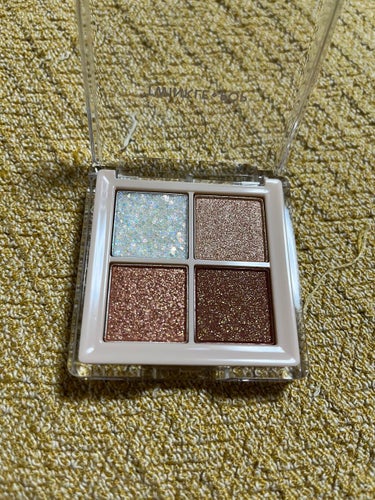 TWINKLE POP Pearl Flex Glitter Eye Palette ヘイ、ブラウン/CLIO/パウダーアイシャドウを使ったクチコミ（1枚目）