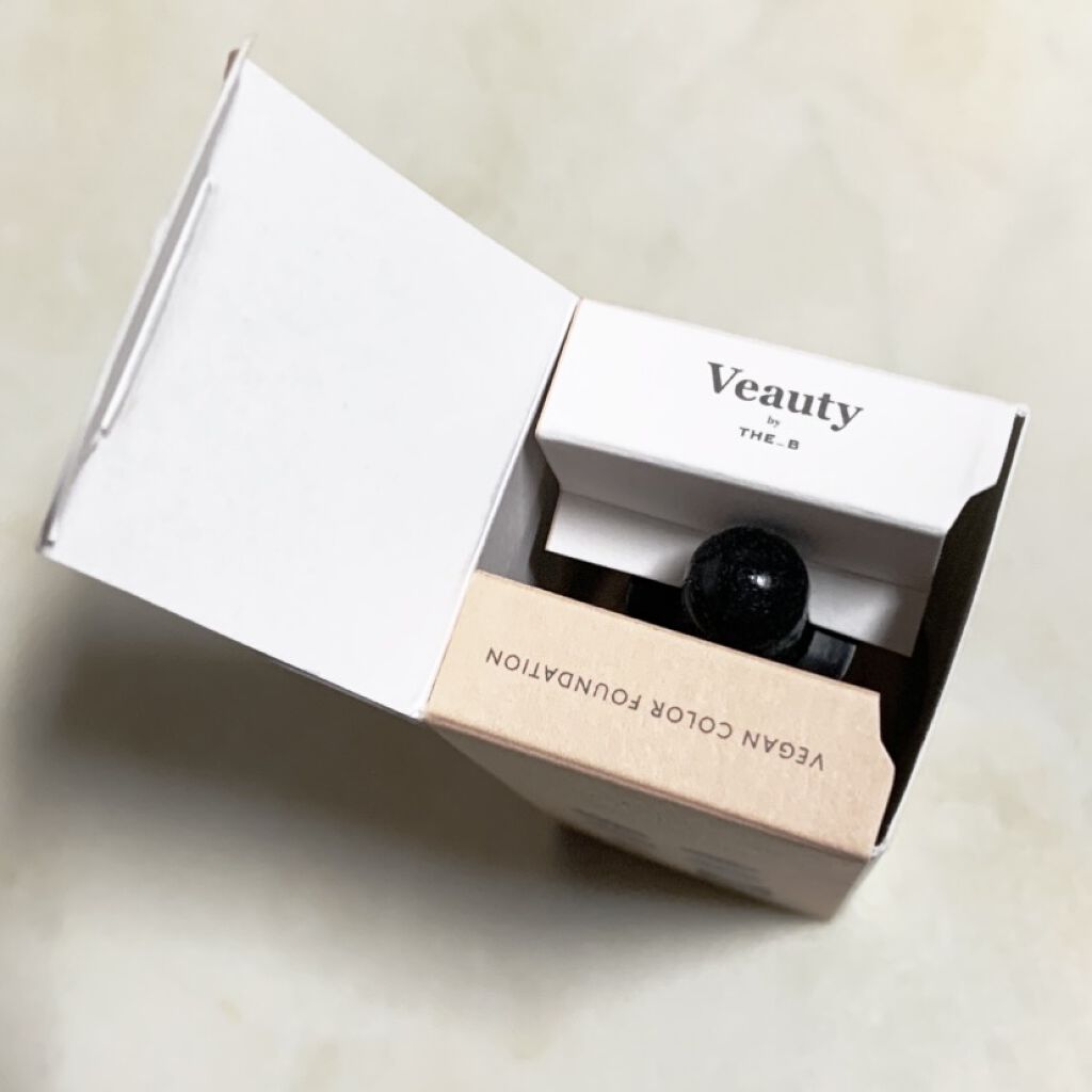 ヴィーガン カラーファンデーション オレンジ/Veauty by THE_B/リキッドファンデーションを使ったクチコミ（3枚目）