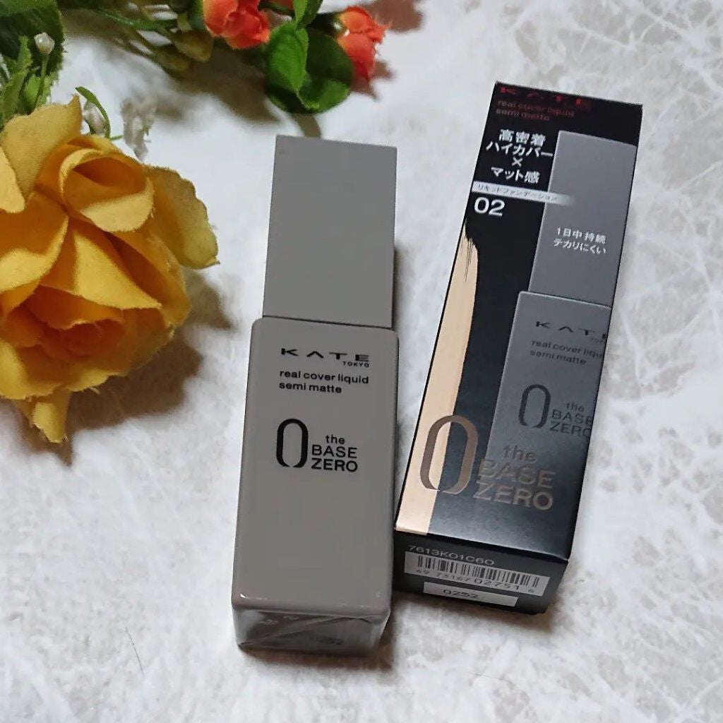 リアルカバーリキッド(セミマット)/KATE/リキッドファンデーションを使ったクチコミ(3枚目)