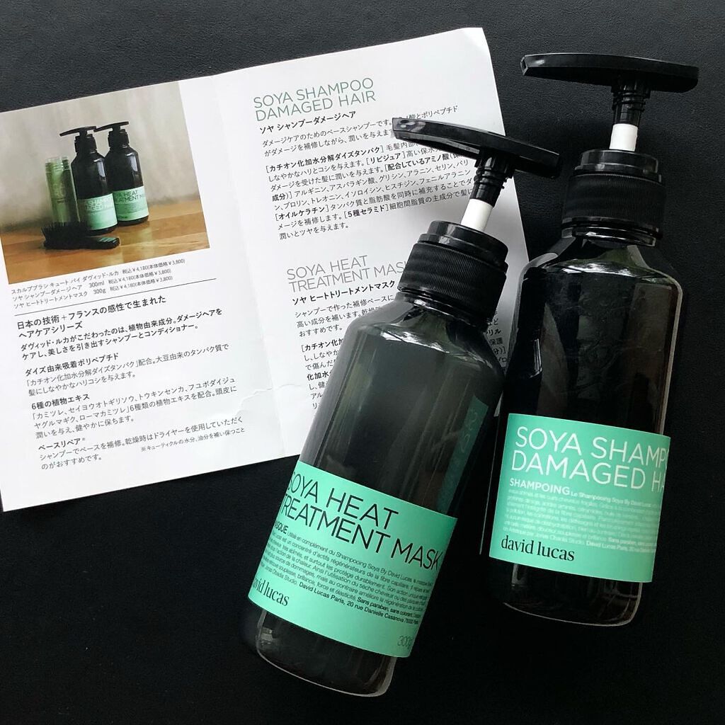 ソヤ ヒートトリートメントマスク/David Lucas/洗い流すヘアトリートメントを使ったクチコミ（3枚目）