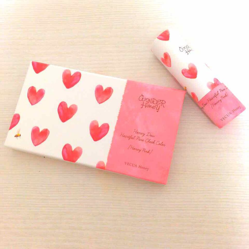 ワンダーハニー ハートフルなピュアリップ/VECUA Honey/口紅を使ったクチコミ（1枚目）