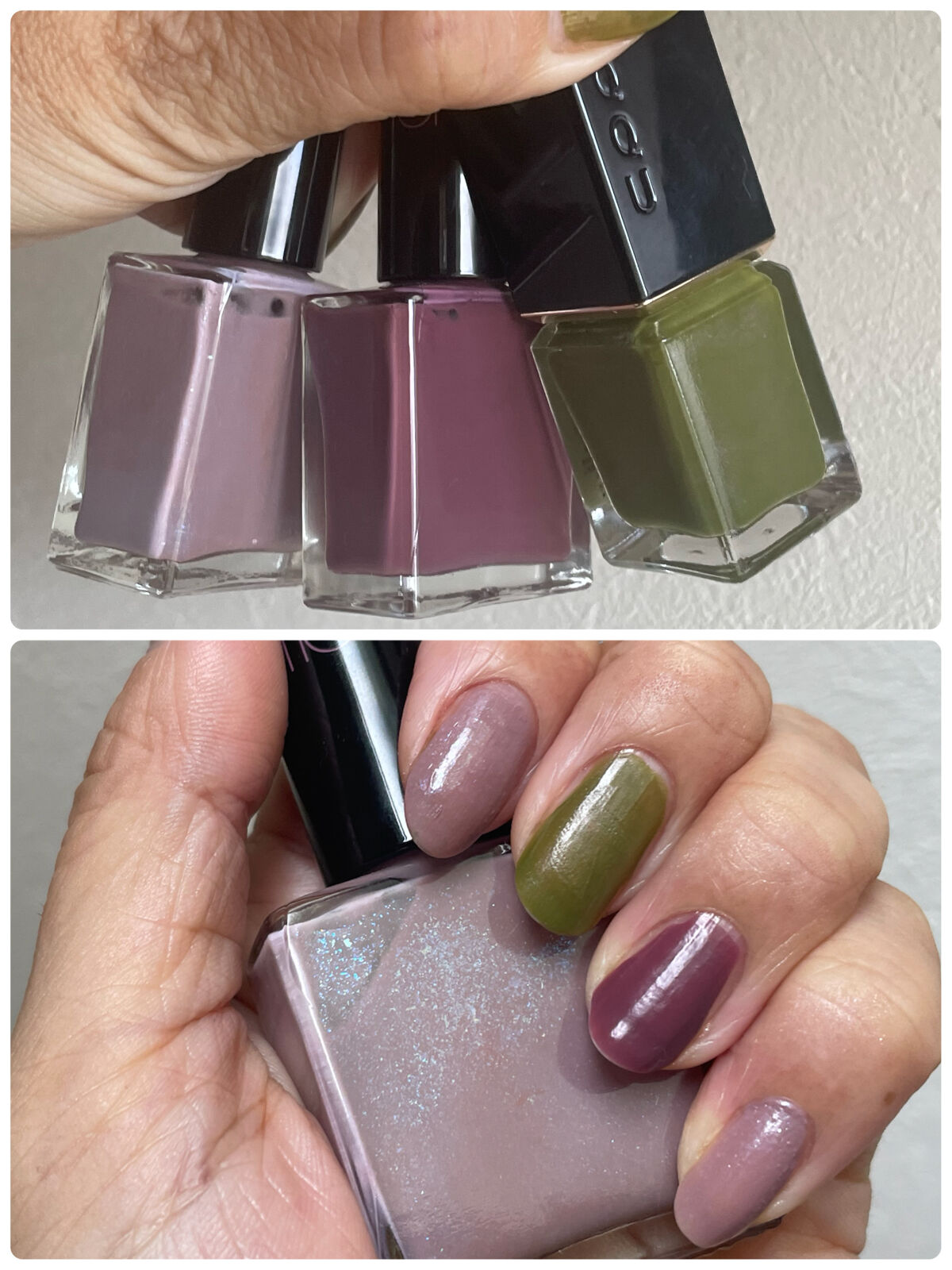 ネイル カラー ポリッシュ 145 葉詩 -HAUTA＜限定色＞/SUQQU/マニキュアを使ったクチコミ（1枚目）