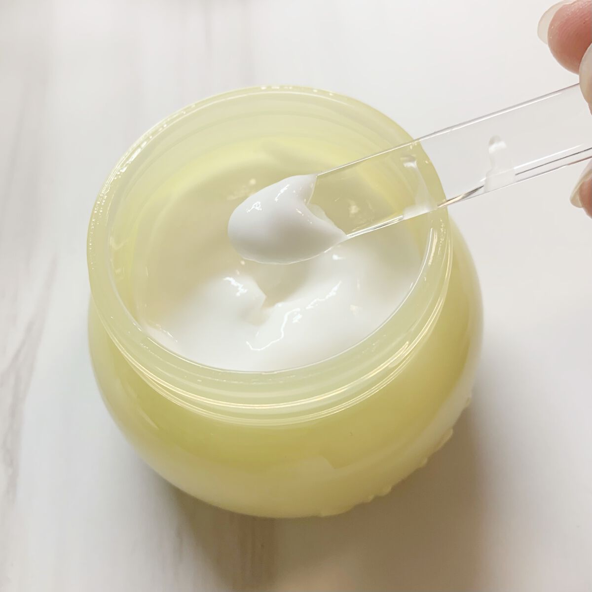 半熟ジュレクリーム/NUAN/フェイスクリームを使ったクチコミ(6枚目)