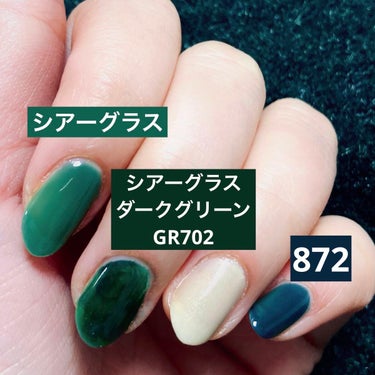 ネイルホリック Juicy color GR702/ネイルホリック/マニキュアを使ったクチコミ（3枚目）