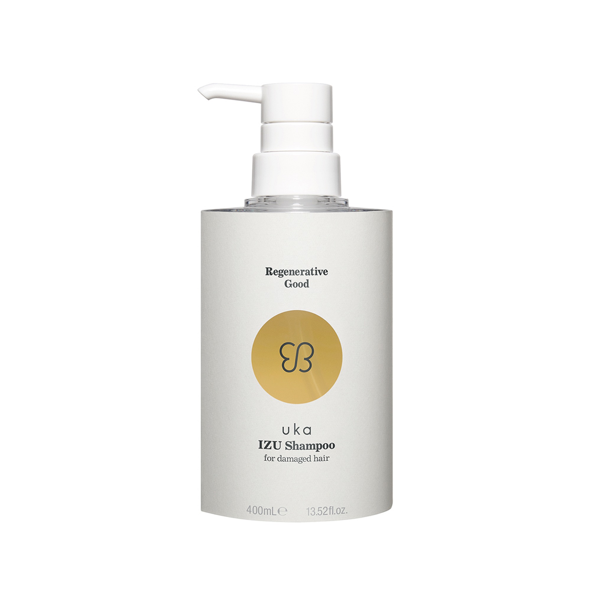 uka IZU Shampoo／Conditioner for damaged hair  シャンプー ポンプ付き（400ml）