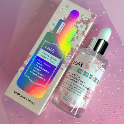 フレッシュリージュースドビタミンドロップ(35ml)/Klairs/美容液を使ったクチコミ(5枚目)