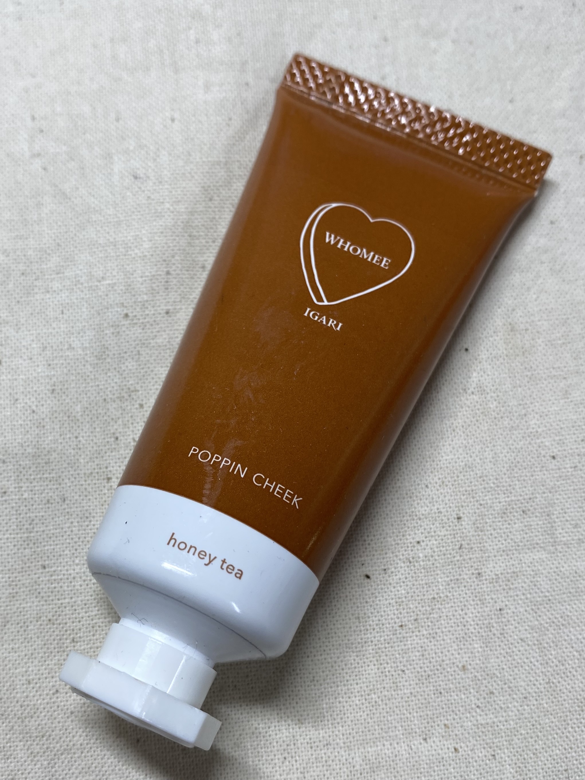 ポッピンチーク ハニーティー/WHOMEE/ジェル・クリームチークを使ったクチコミ（1枚目）
