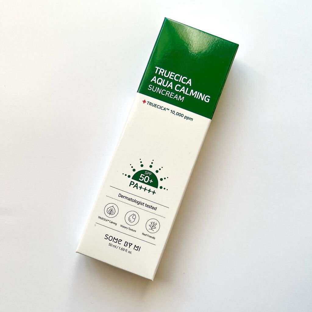 TRUECICA アクアカーミング日焼け止め/SOME BY MI/日焼け止めクリームを使ったクチコミ（2枚目）
