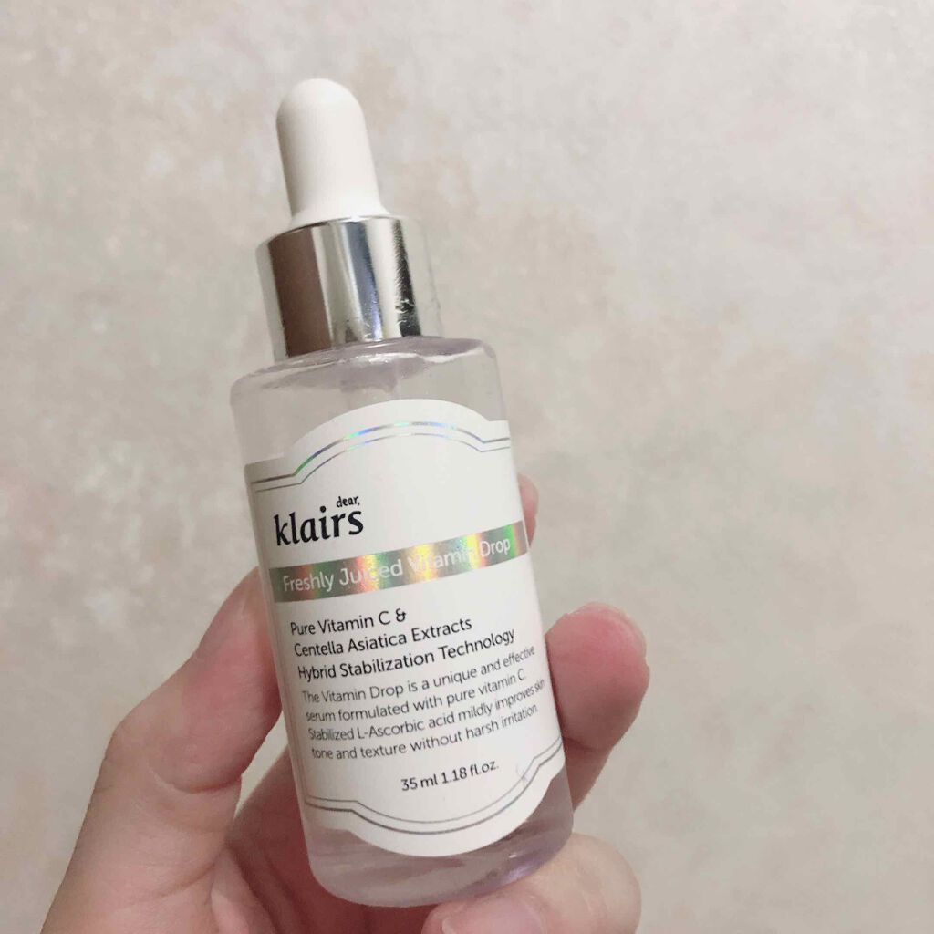 フレッシュリージュースドビタミンドロップ(35ml)/Klairs/美容液を使ったクチコミ(2枚目)