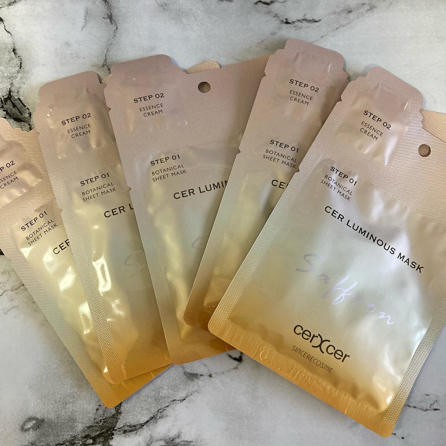 ルミナスマスク   (ケアクリーム付き) /cerXcer/シートマスク・パックを使ったクチコミ（2枚目）