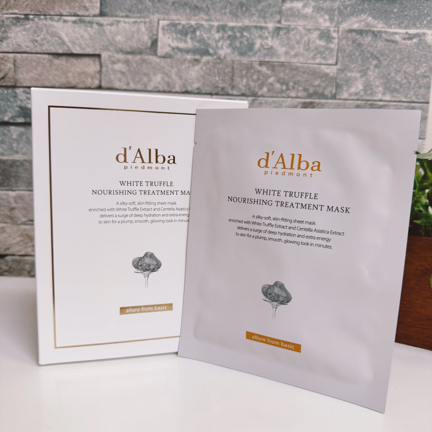 ホワイトトリュフナリシングトリートメントマスク/ダルバ/シートマスク・パックを使ったクチコミ(1枚目)