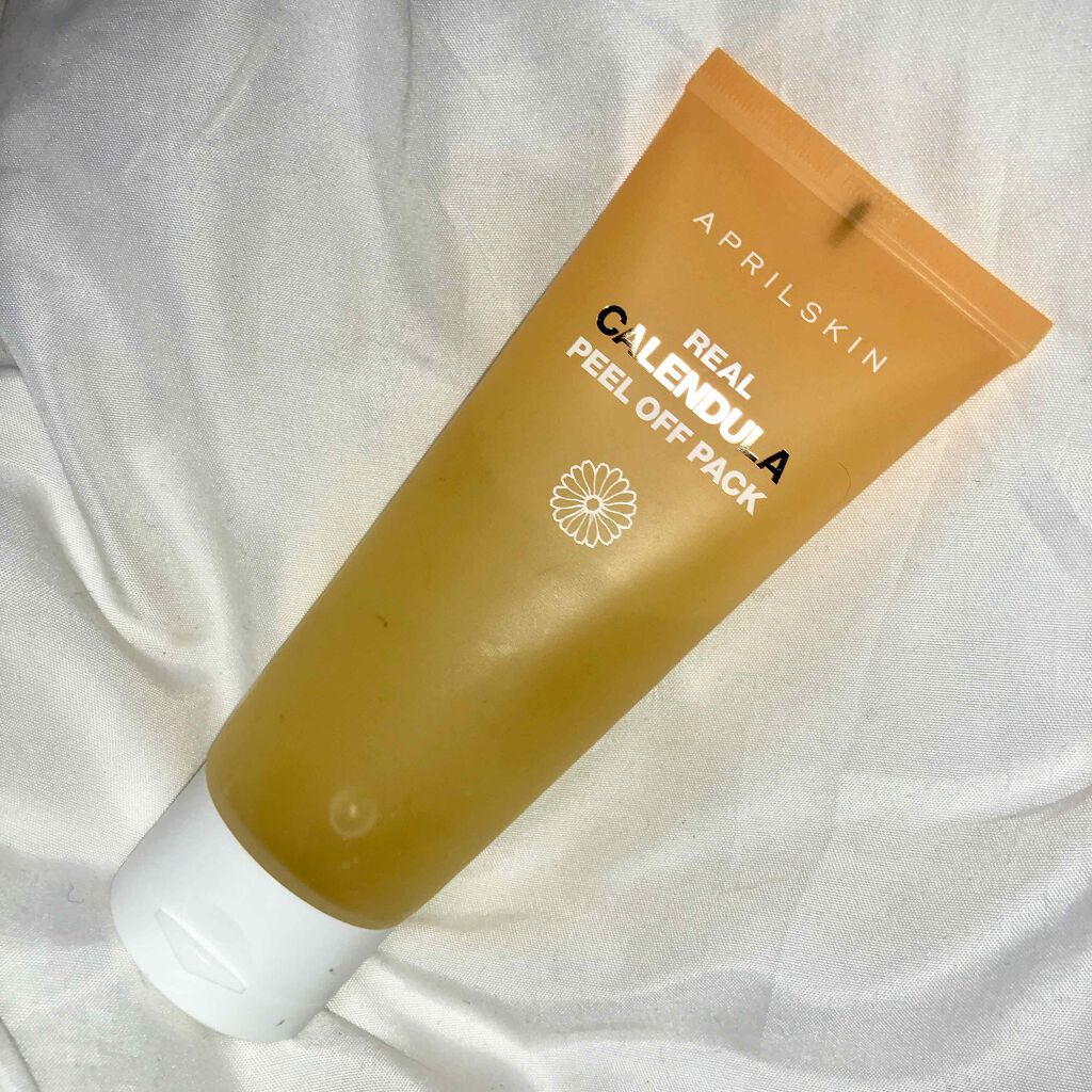 リアルカレンデュラピールオフパック/APRILSKIN/ピーリングを使ったクチコミ（3枚目）