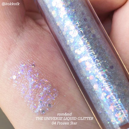 リキッド グリッター シャドウ/rom&nd/グリッターを使ったクチコミ(2枚目)