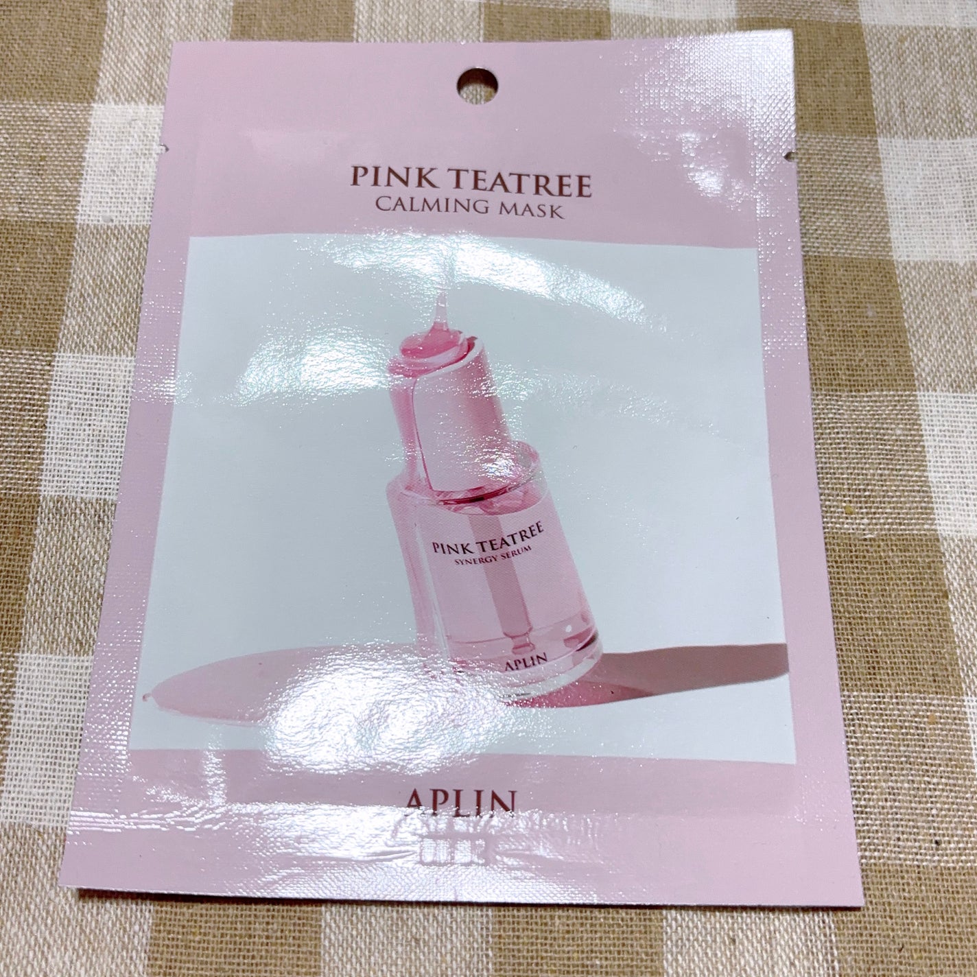ピンクティーツリーマスクパック/APLIN/シートマスク・パックを使ったクチコミ(1枚目)