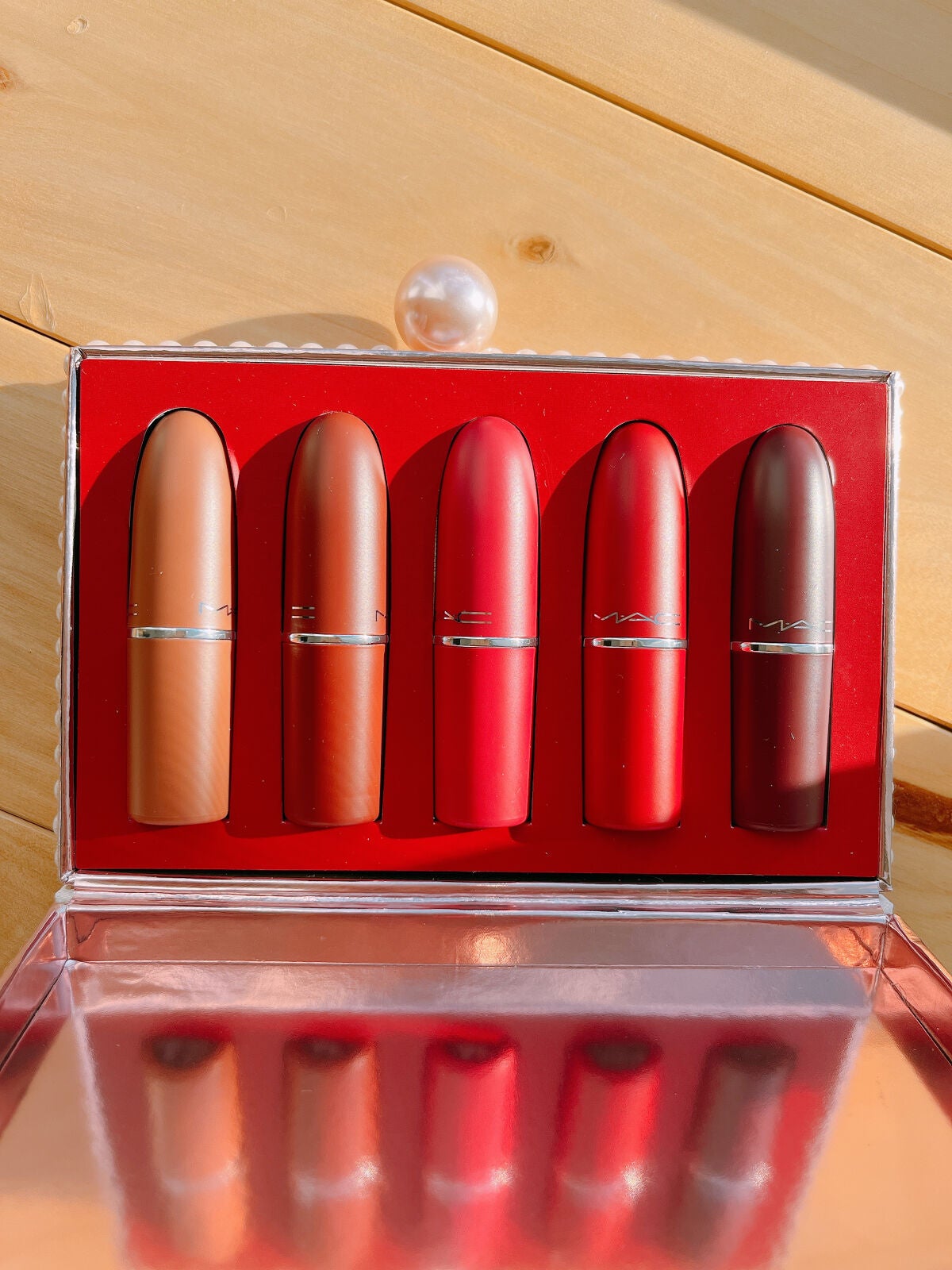 ア テイスト オブ マット リップスティック × 5/M・A・C/メイクアップキットを使ったクチコミ(3枚目)