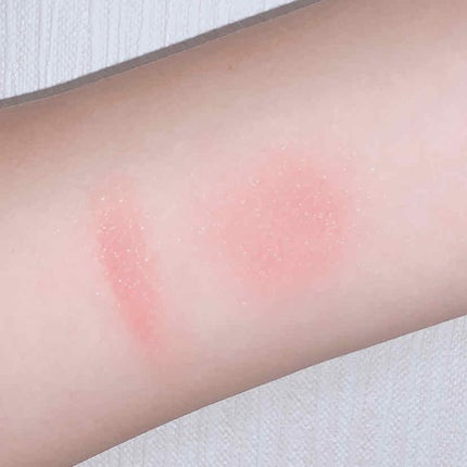 スフレチーク Souffle/DAISO/ジェル・クリームチークを使ったクチコミ(2枚目)