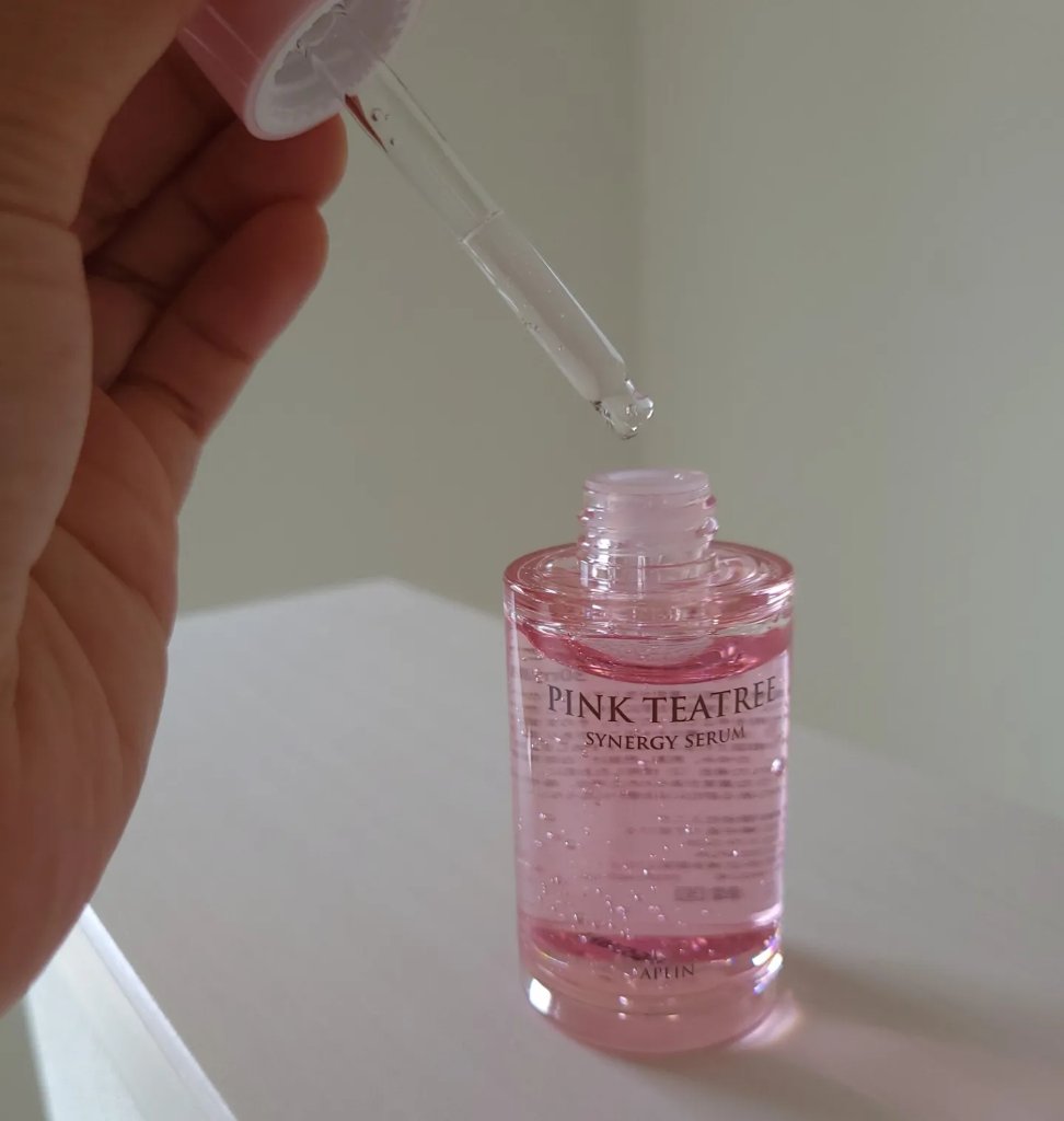 ピンクティーツリーシナジーセラム/APLIN/美容液を使ったクチコミ（2枚目）