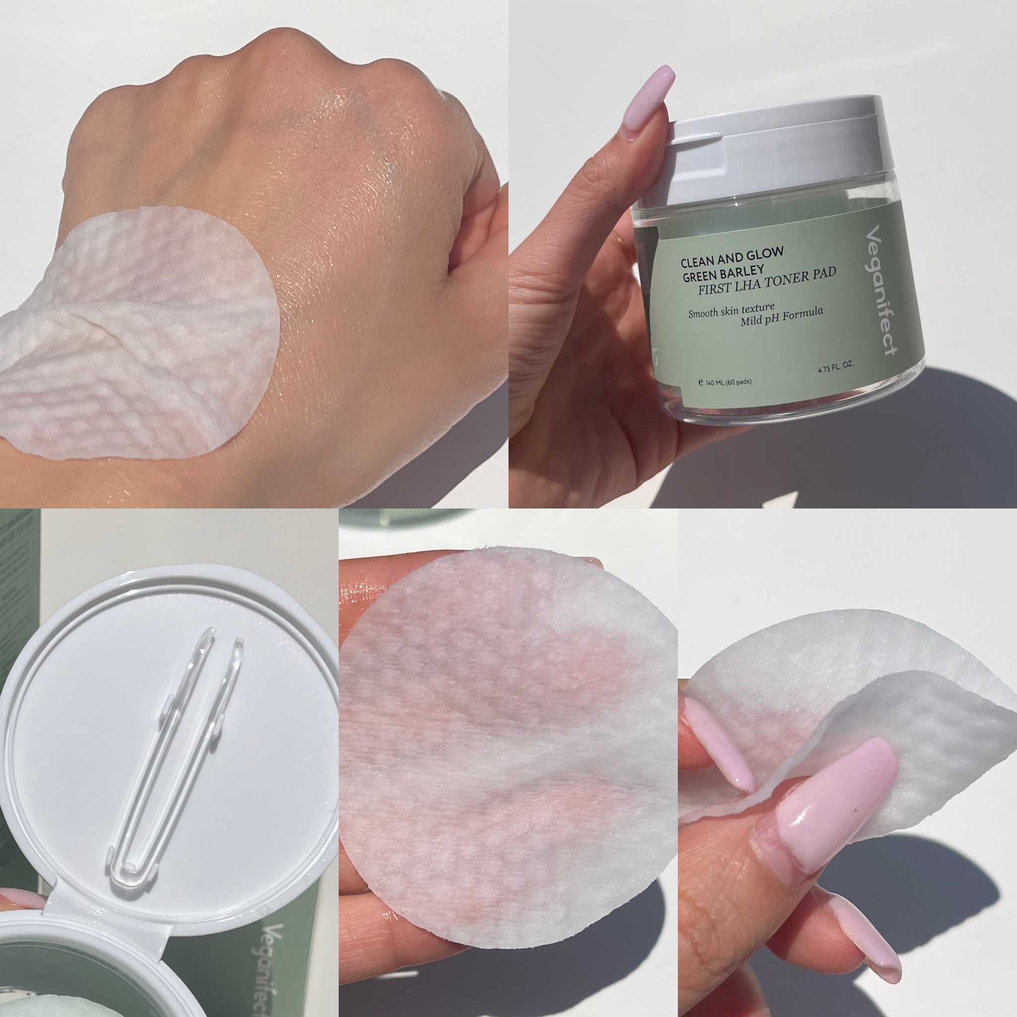 青麦ファーストLHAトナーパッド/Veganifect/トナーパッドを使ったクチコミ（3枚目）