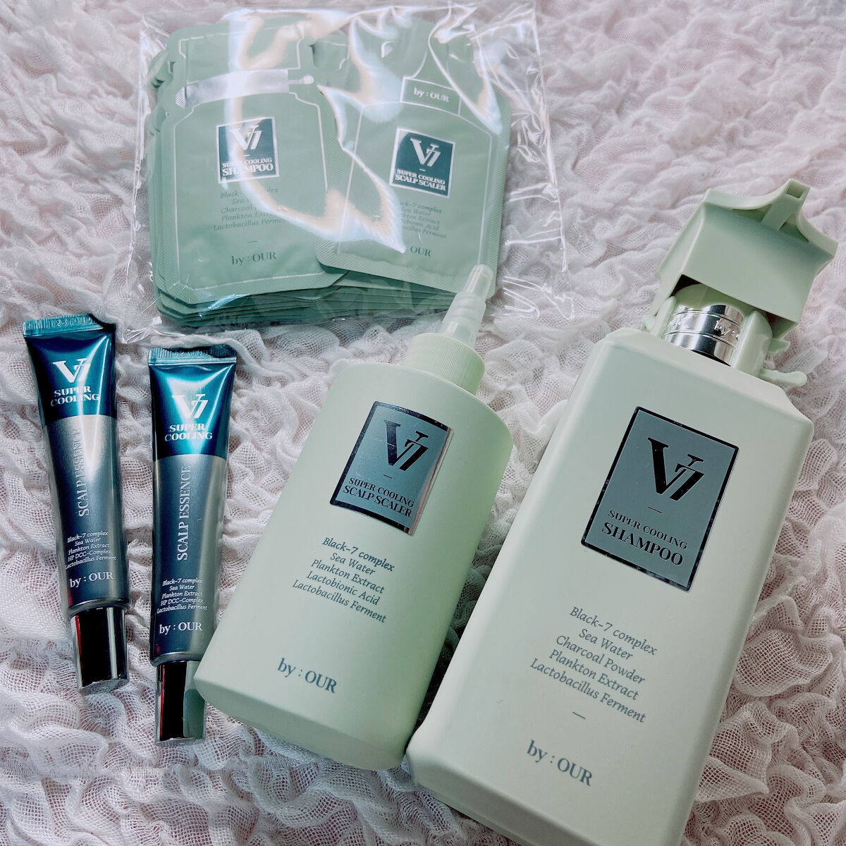 V7 スーパークーリング シャンプー/by : OUR/サロンシャンプーを使ったクチコミ（1枚目）