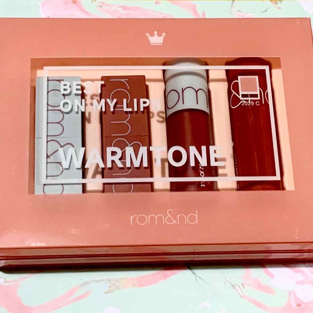 ジューシーラスティングティント/rom&nd/リップティントを使ったクチコミ(1枚目)