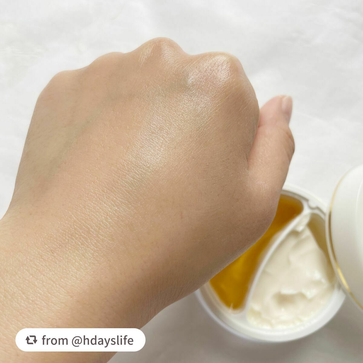 ホワイトトリュフダブルセラムアンドクリーム/ダルバ/フェイスクリームを使ったクチコミ(6枚目)