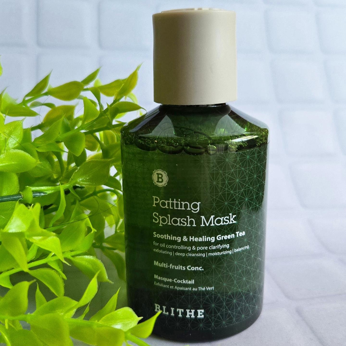 Patting Splash Mask Soothing & Heeling Green tea/BLITHE/その他洗顔料を使ったクチコミ（2枚目）