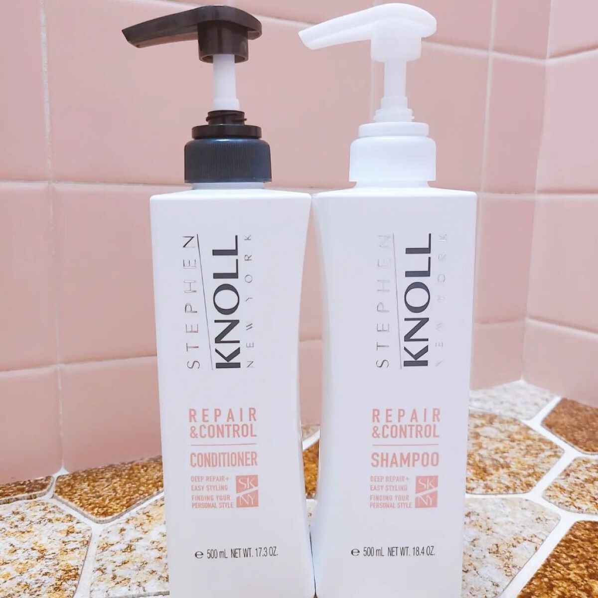 リペアコントロール シャンプー W/コンディショナー W コンディショナー本体 500ml/スティーブンノル ニューヨーク/市販シャンプーを使ったクチコミ（2枚目）
