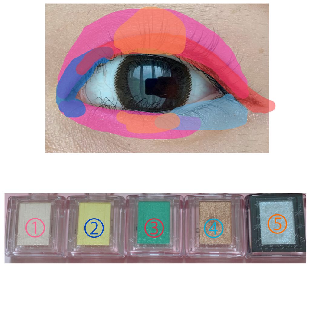 シャドーカスタマイズ/MAJOLICA MAJORCA/単色アイシャドウを使ったクチコミ(4枚目)