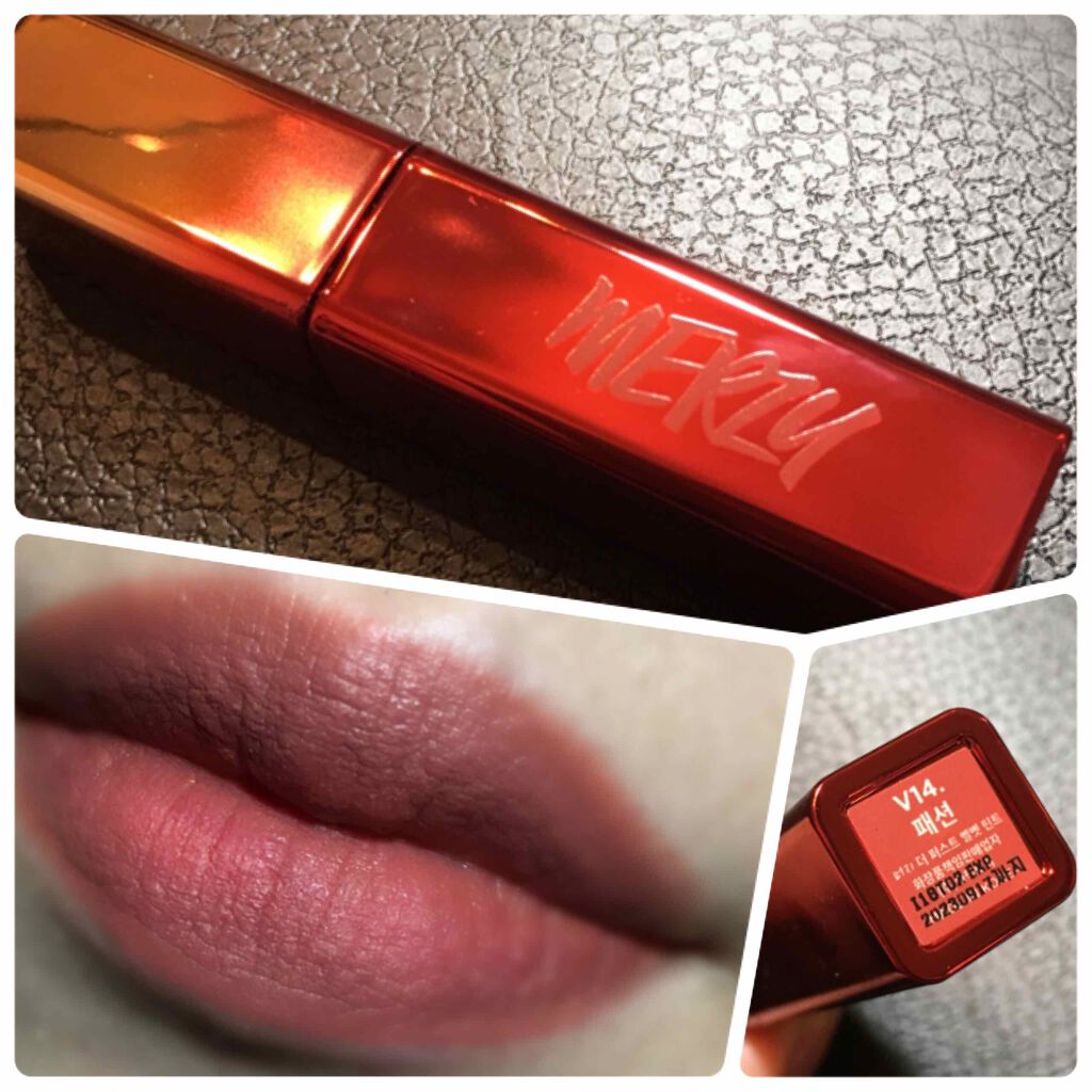 ザ ファースト ベルベット ティント シーズン3/MERZY/リップティントを使ったクチコミ(1枚目)