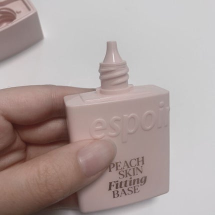 ピーチスキンフィッティングベース/espoir/化粧下地を使ったクチコミ(2枚目)
