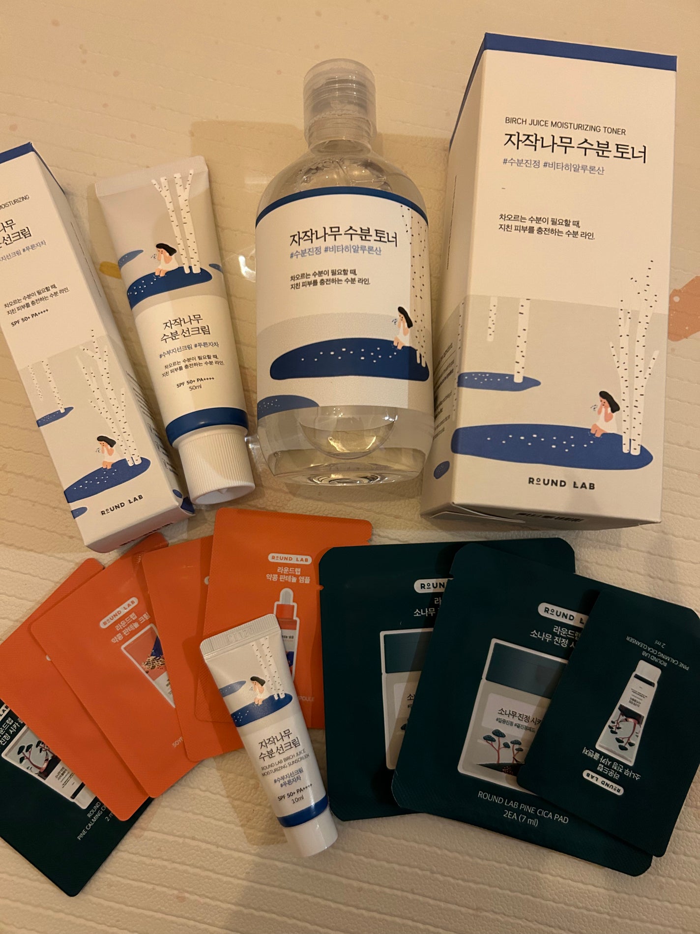 白樺水分uvクリーム/ROUND LAB/日焼け止めクリームを使ったクチコミ(1枚目)