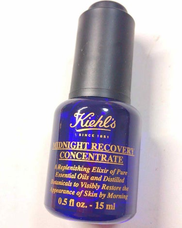 キールズ ミッドナイトボタニカル コンセントレート 15ml/Kiehl's/フェイスオイルを使ったクチコミ（1枚目）