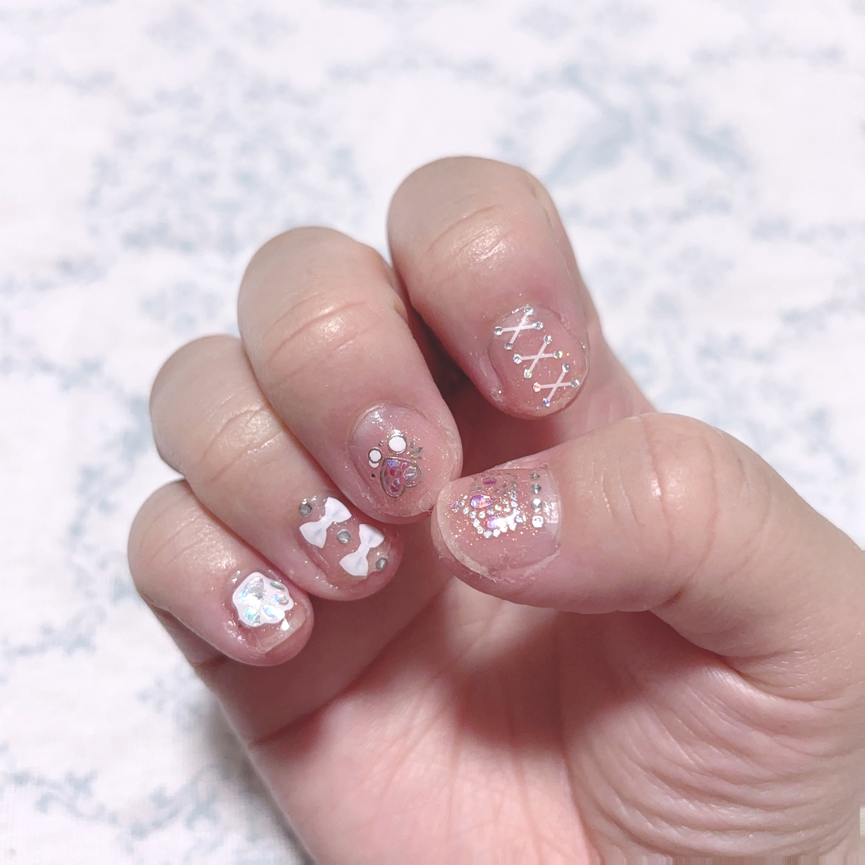 ジェルネイル（ライト対応）/セリア/ジェルネイルを使ったクチコミ（2枚目）