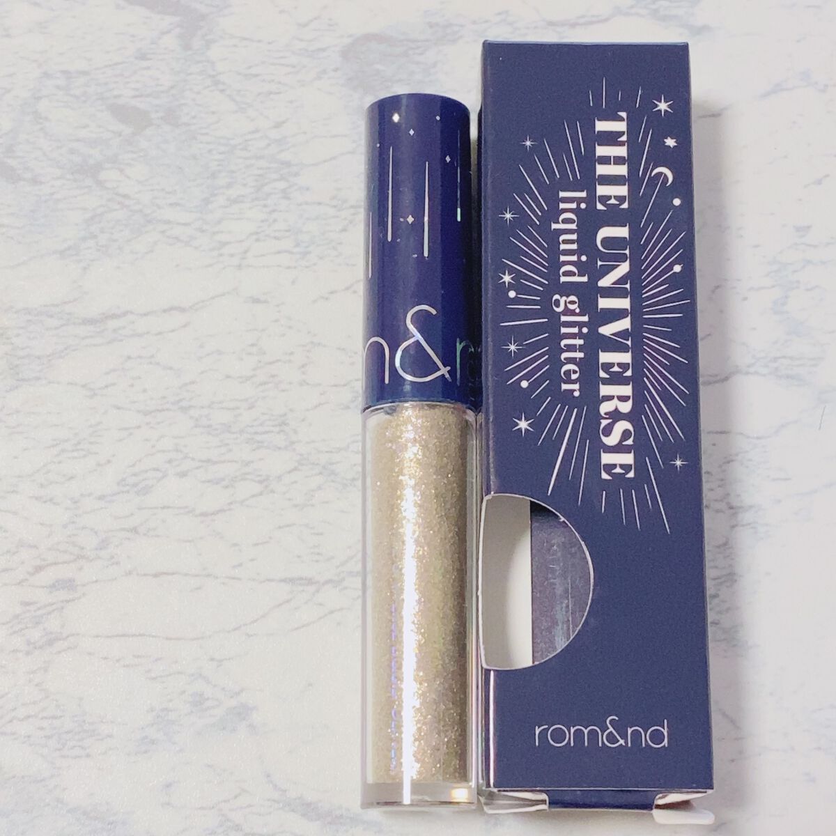 リキッド グリッター シャドウ/rom&nd/グリッターを使ったクチコミ（1枚目）