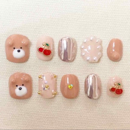 ジェルネイル(ライト対応)/セリア/ジェルネイルを使ったクチコミ(1枚目)