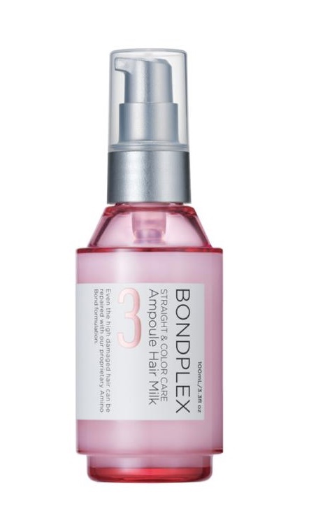 ボンドプレックス ボンドプレックス ストレート＆カラーケア アンプルヘアミルクのクチコミ「名前通りで前より寝癖がつきづらい気もするし、ダメージによるキシキシ感とか絡まり感も少しマシにな.....」（1枚目）