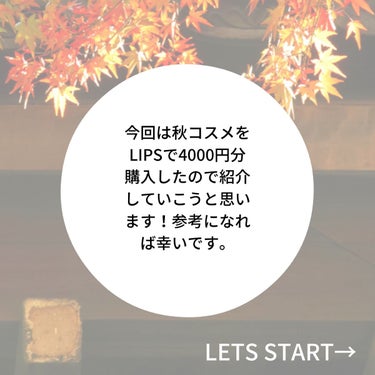 今回は秋コスメ購入品を紹介します🍁
4000円分購入しました🤤
どれもオススメです。
皆さんの参考になれれば幸いです😌🤍

 #秋のガチ盛れメイク の画像 その1