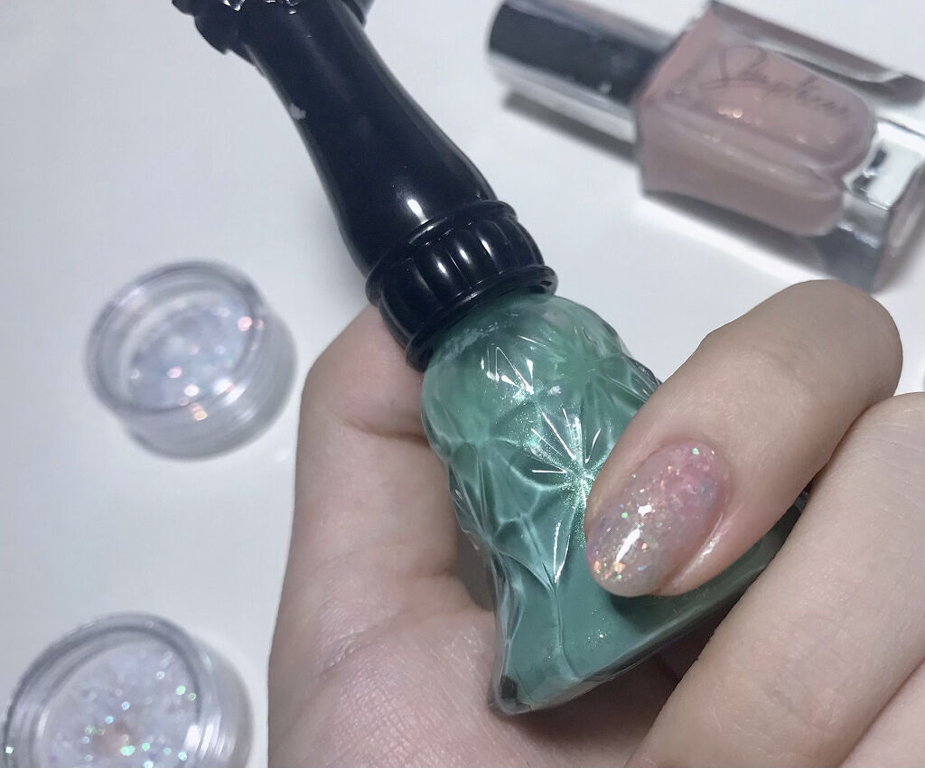 Somptueux(ソンプチュー) ネイルポリッシュ/DAISO/マニキュアを使ったクチコミ（2枚目）