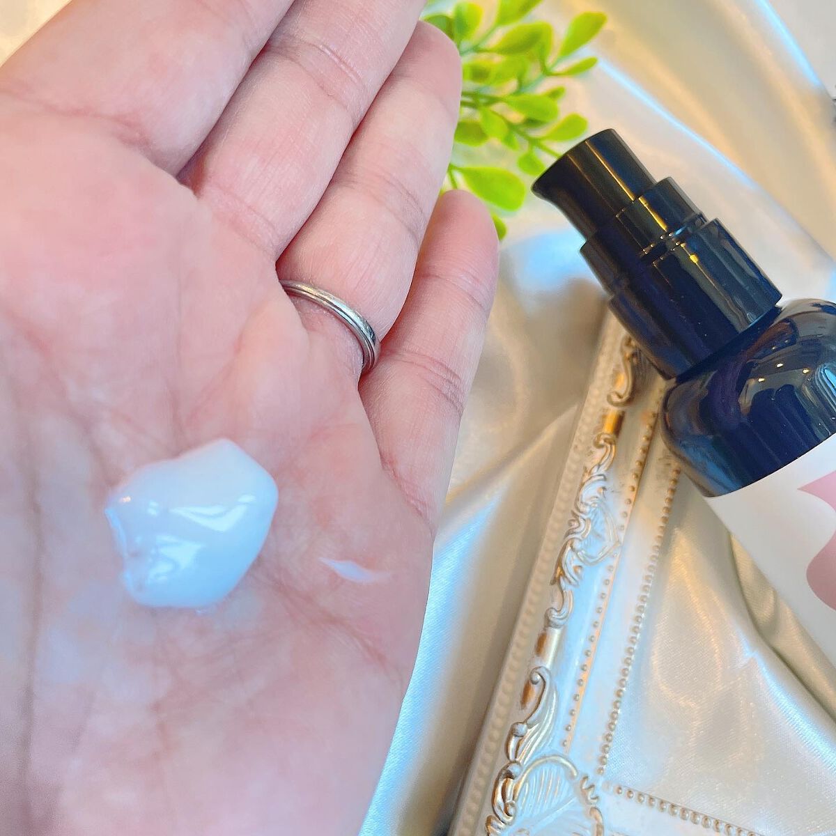 クルリ ナイトケア クリーム/KURURI/アウトバストリートメントを使ったクチコミ（2枚目）