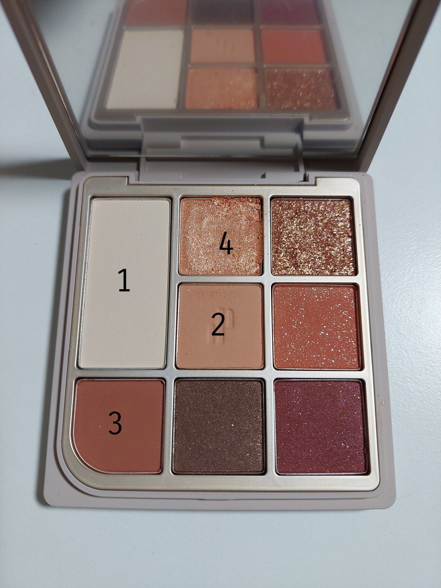 ドットオンムードアイパレット/Heart Percent/アイシャドウパレットを使ったクチコミ(3枚目)