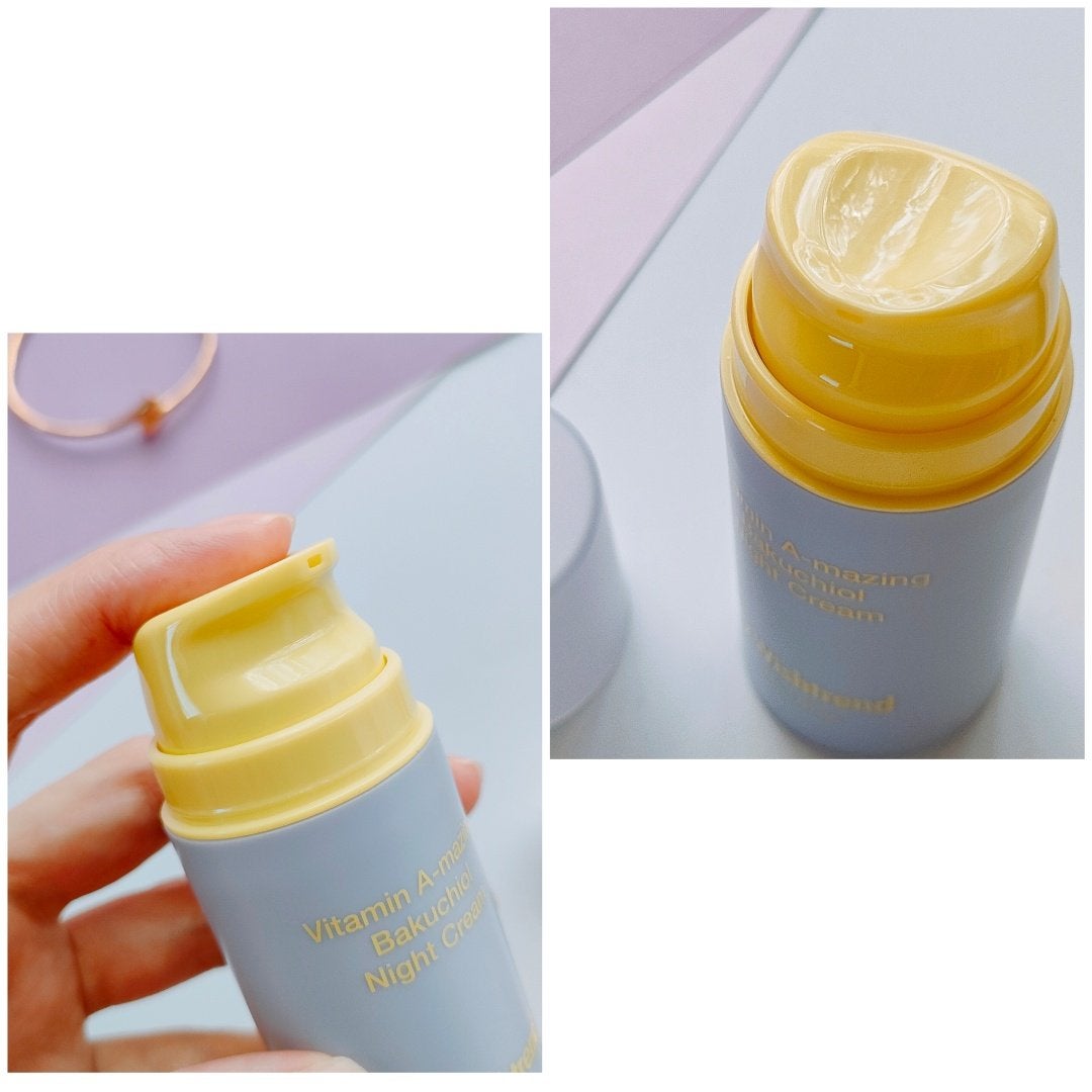 ビタミンA-mazingバクチオールナイトクリーム/By Wishtrend/フェイスクリームを使ったクチコミ(3枚目)
