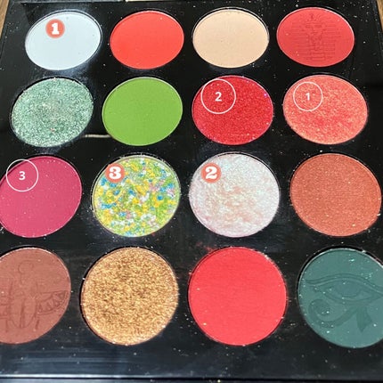 大英博物館 エジプトシリーズ アイシャドウパレット/ZEESEA/アイシャドウパレットを使ったクチコミ(2枚目)