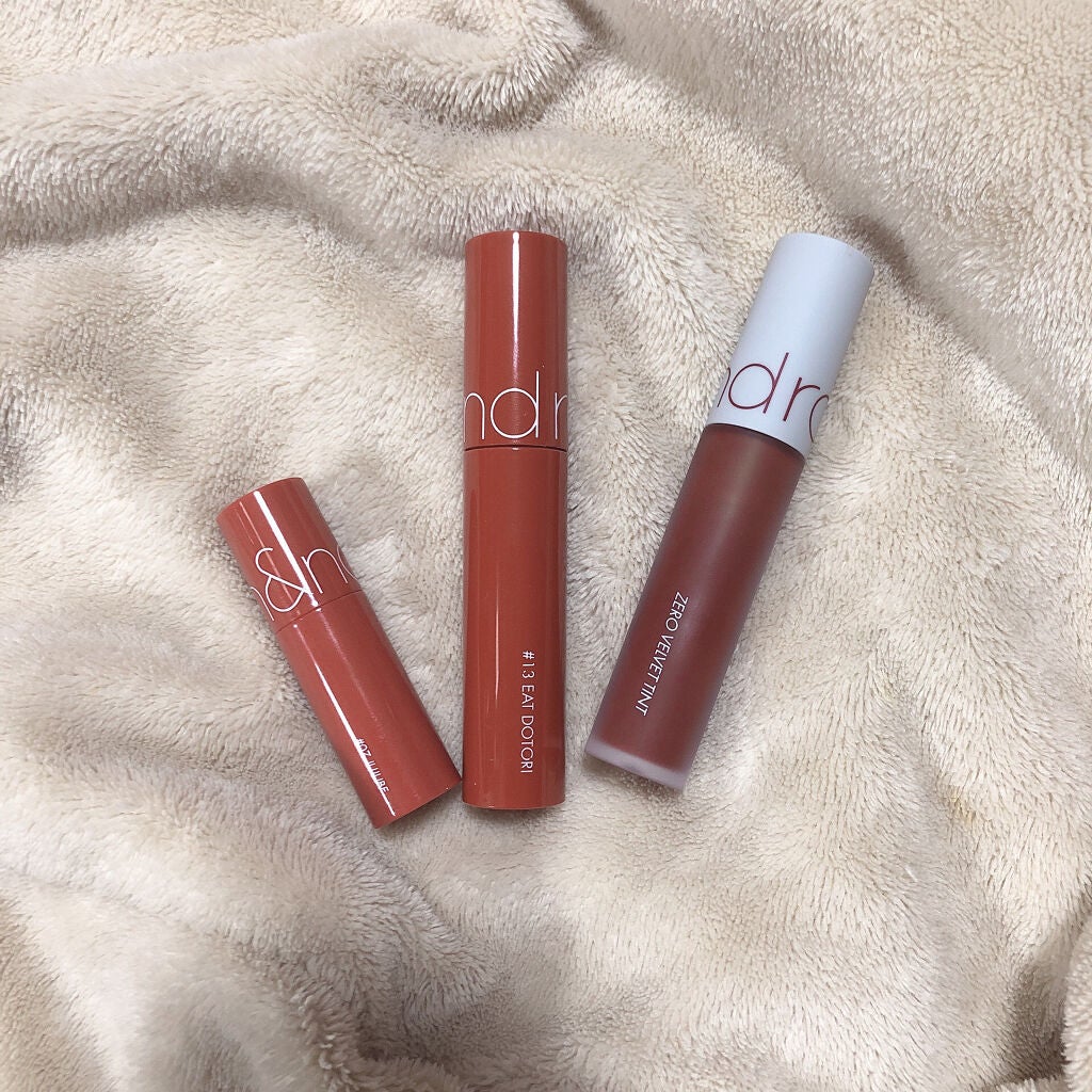 ジューシーラスティングティント/rom&nd/リップティントを使ったクチコミ(2枚目)