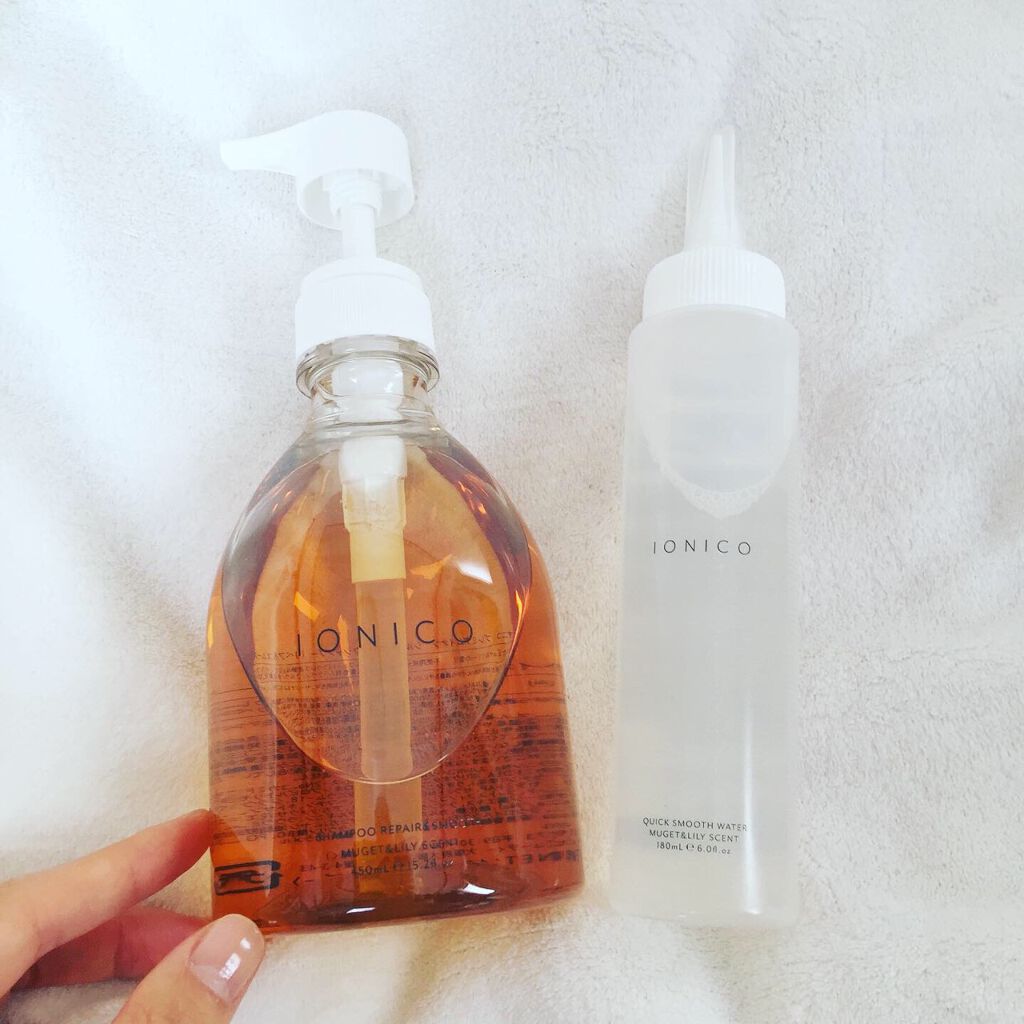 プレミアムイオン クイックスムースウォーター （毛髪美容補修水）/IONICO/洗い流すヘアトリートメントを使ったクチコミ（1枚目）