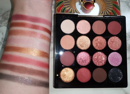 大英博物館 エジプトシリーズ アイシャドウパレット/ZEESEA/アイシャドウパレットを使ったクチコミ(4枚目)