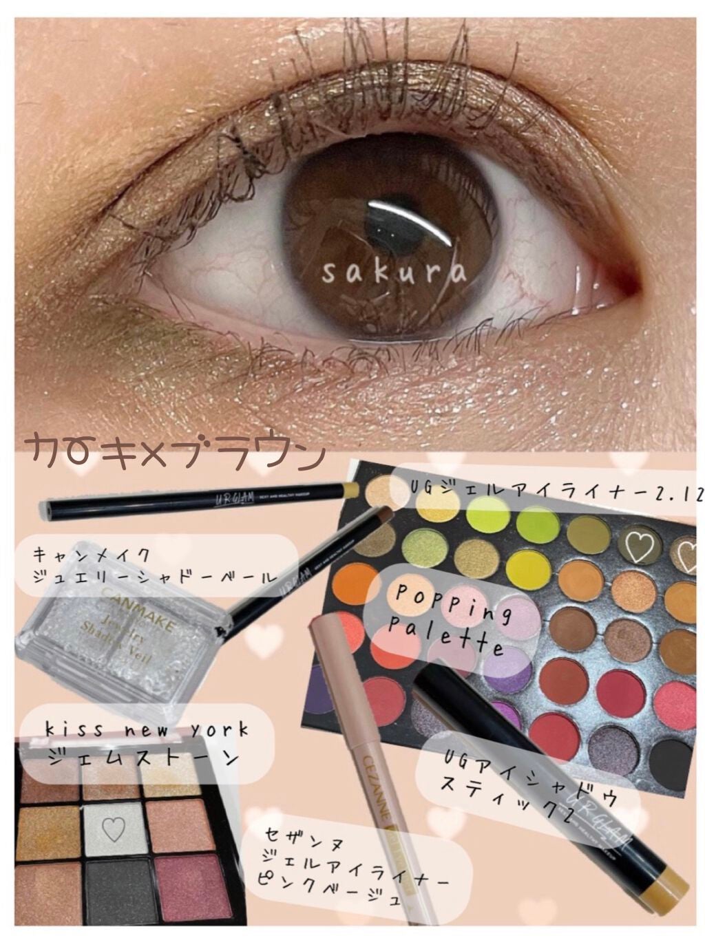 ジェルアイライナー/CEZANNE/ジェルアイライナーを使ったクチコミ(1枚目)