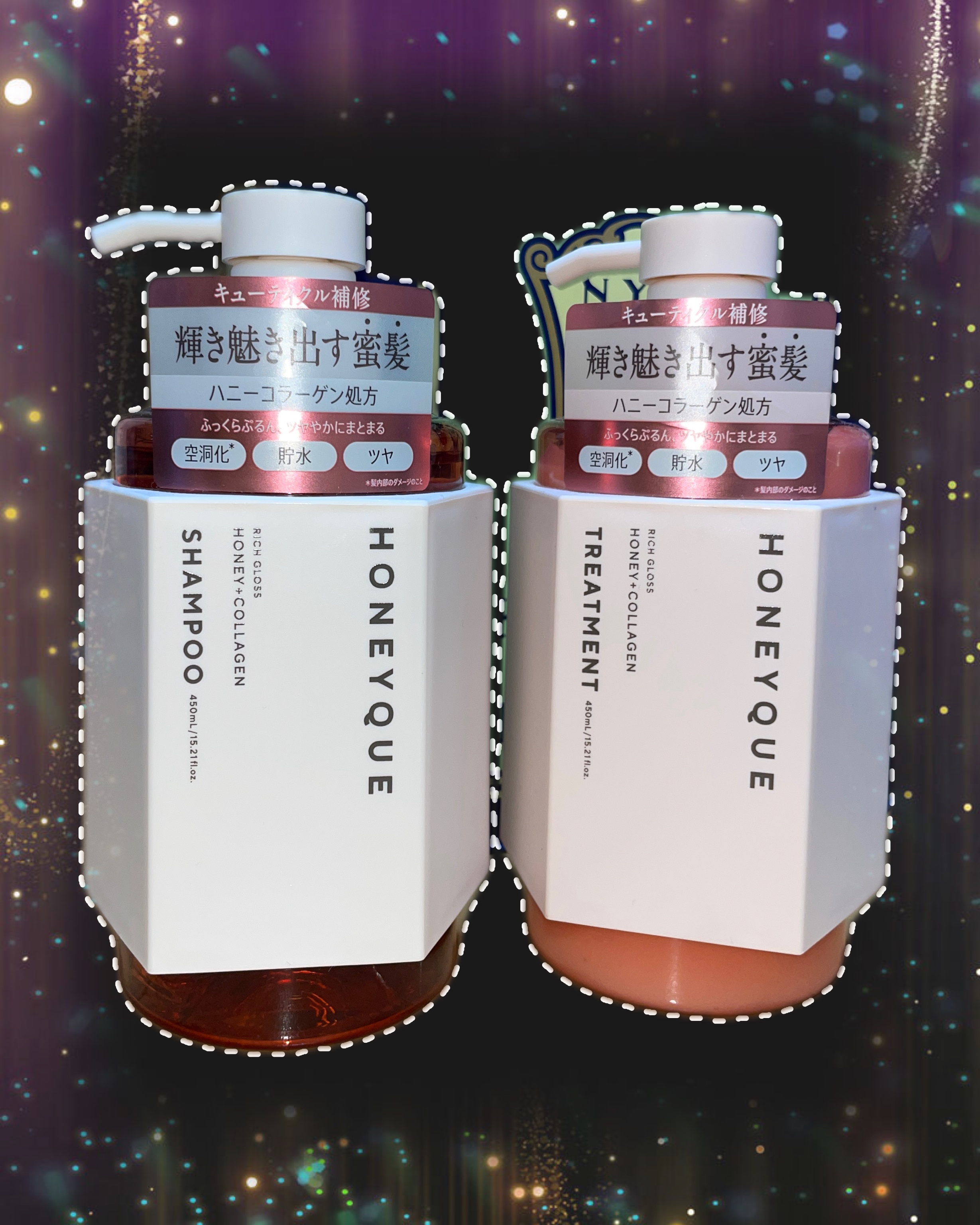 リッチグロス シャンプー シャイニー／ヘアトリートメント シャイニー/ハニーク/市販シャンプーを使ったクチコミ（1枚目）