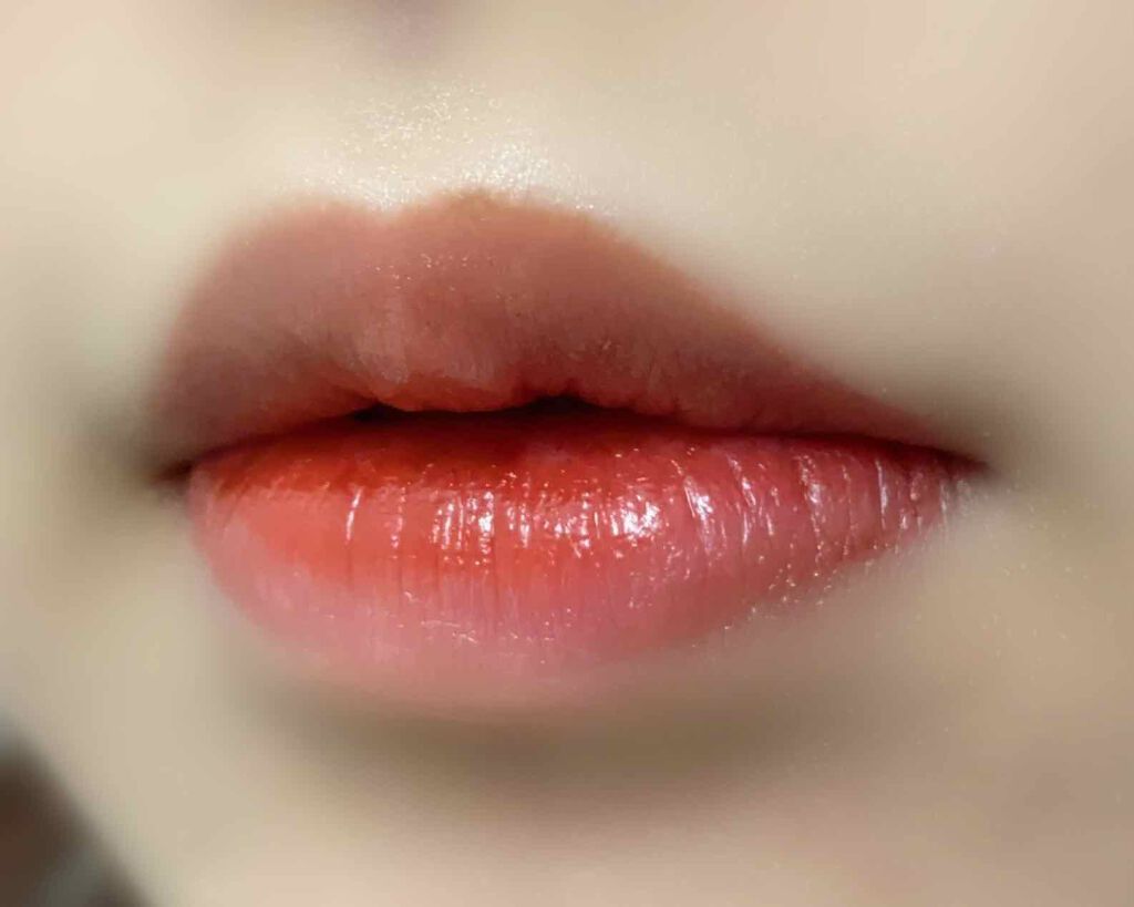 グラスティングウォーターティント/rom&nd/リップティントを使ったクチコミ（3枚目）